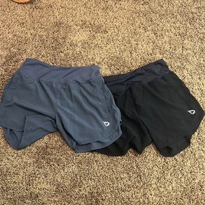 2 women’s athletic shorts